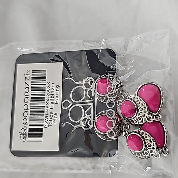 Tahoe Trailblazer Pink Earrings SILVER - Picture 3 of 3